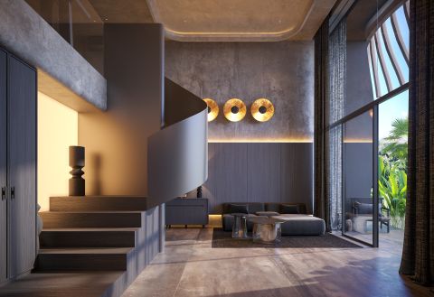 Mezzanine room