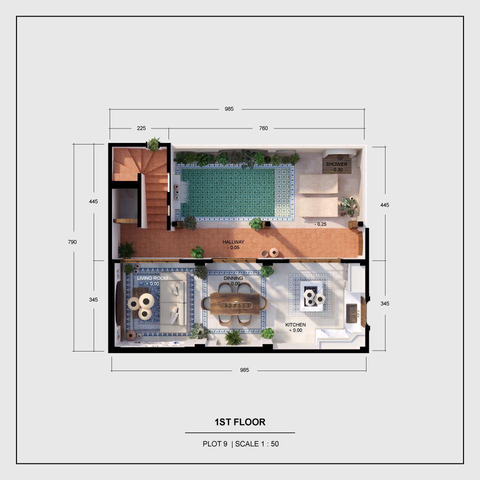 1BR 1ST FLOOR
