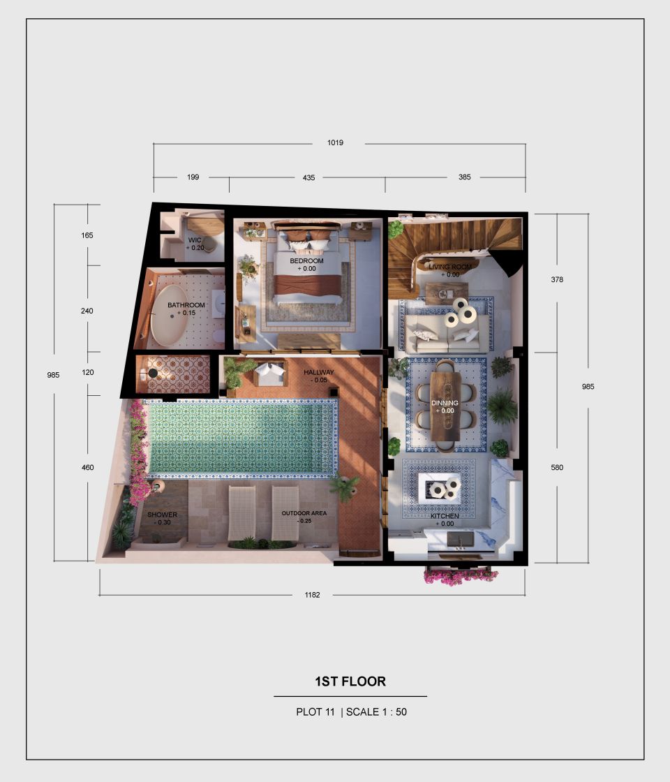 2BR 1st Floor