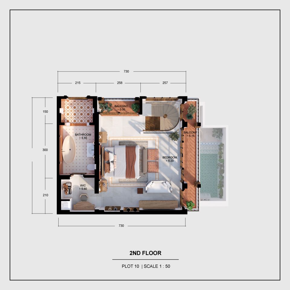 1BR STUDIO 2ND FLOOR