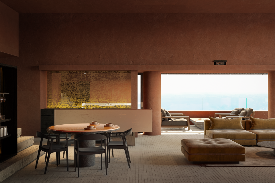 ULU Tower B Lower Balcony Living Area 6 2K