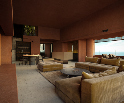 B Two-level 1 BR with a balcony