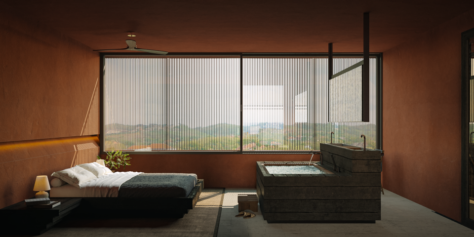 ULU Tower B Lower Balcony Bedroom 1 2K