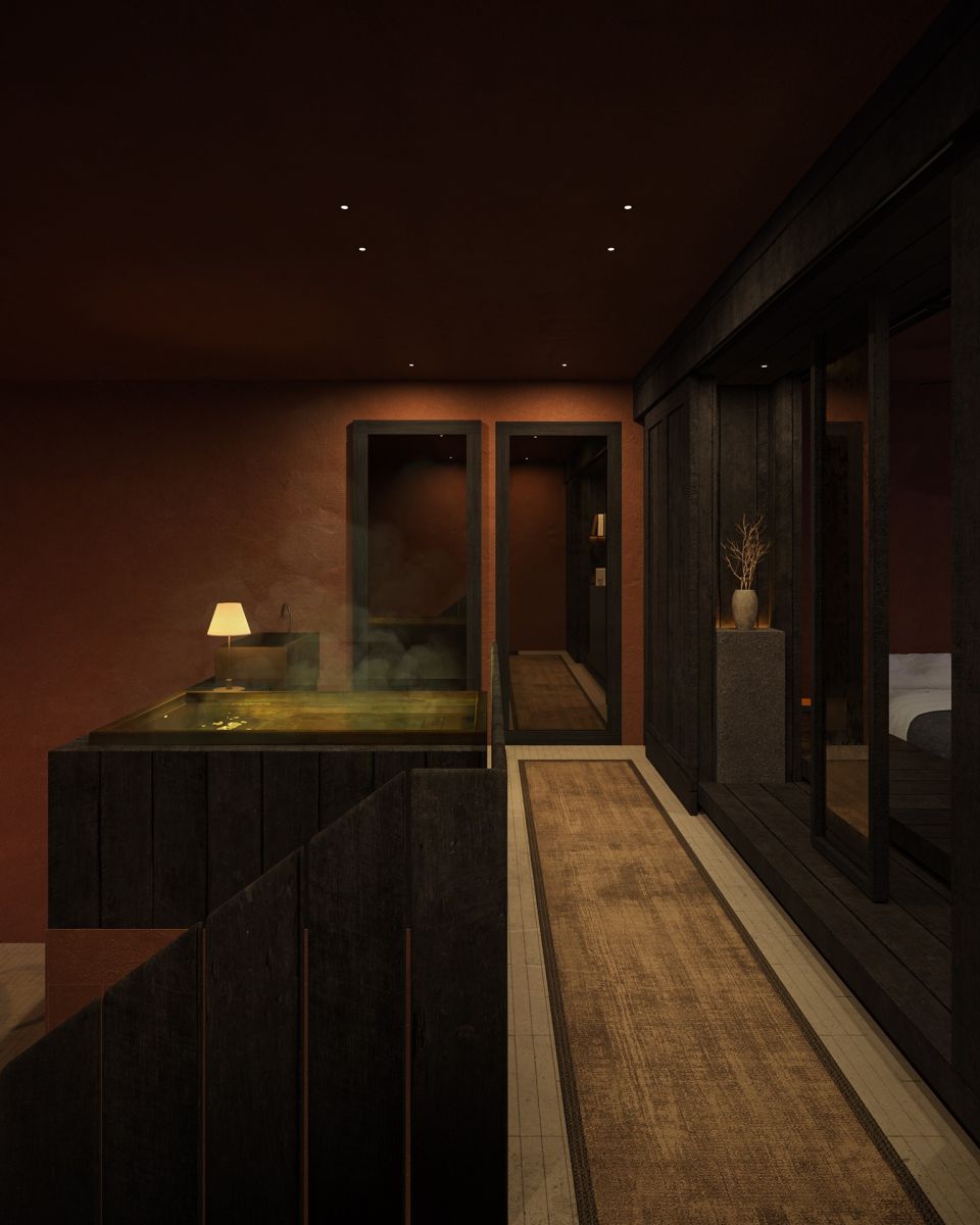 ULU Tower B Upper – Bathtub Area 01 Close Night