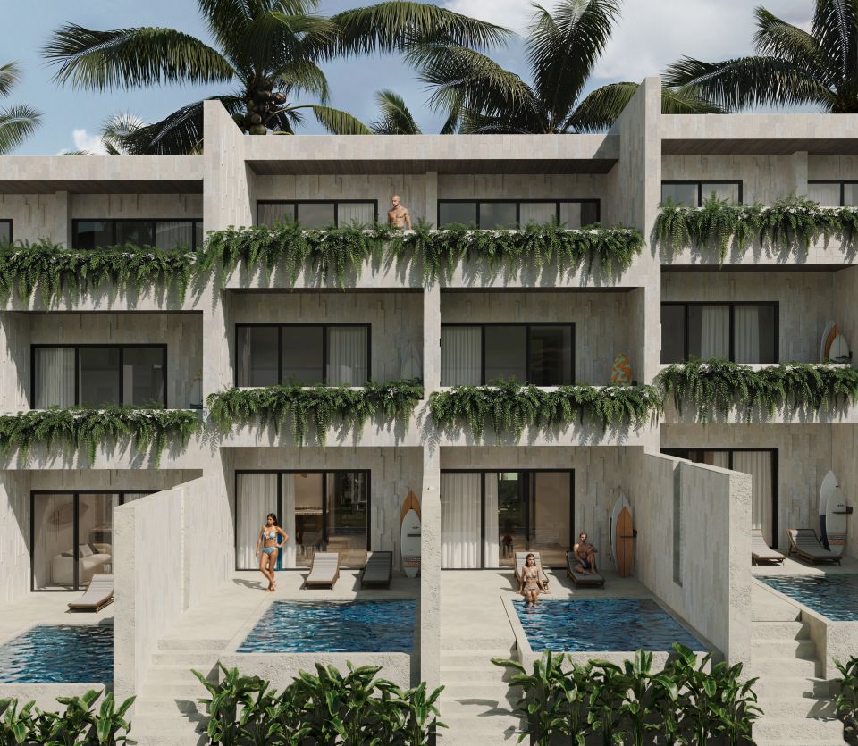 3 Bedroom Townhouse in Surfside — 1 Exterior T