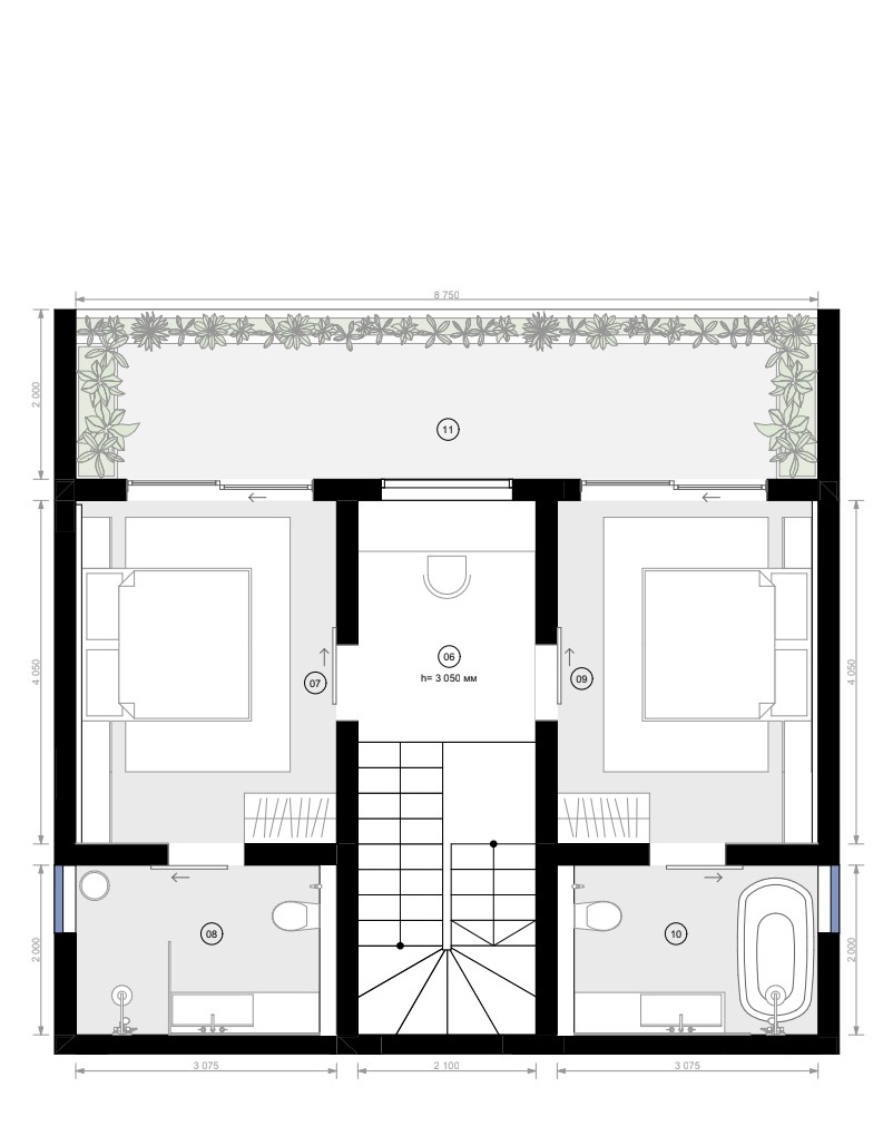 2 3 bed