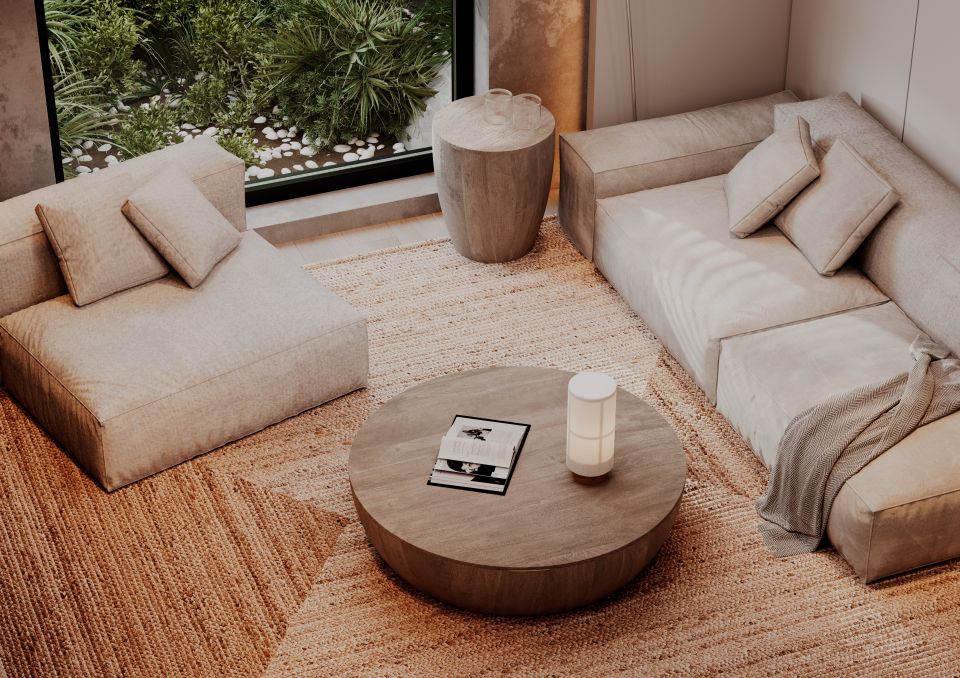 1 Bedroom Apartment in The Sense — New Smart Livingroom 1