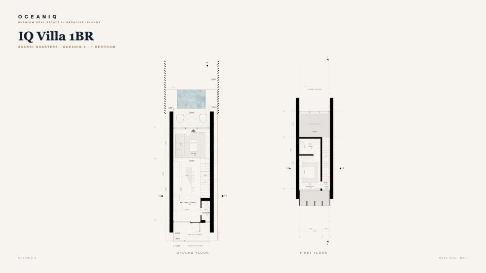 IQ1 Villa 1BR - floor plan