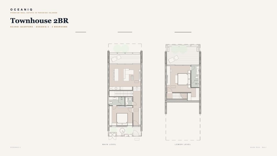 Townhouse 2BR - floor plan