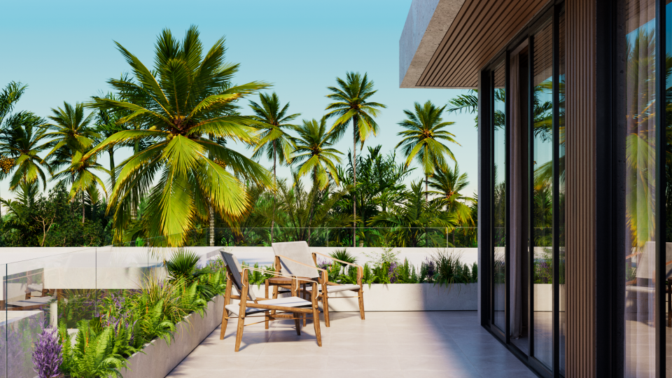 07 Serenity Villas row B C balcony