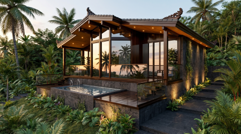 2BR villa with private pool
