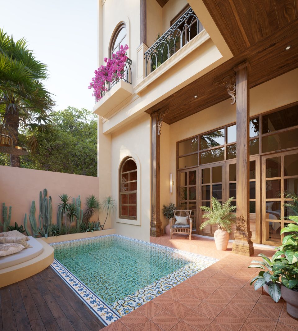 3 Bedroom Pool View