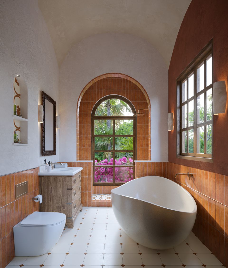 1 Bedroom Bathroom Terra