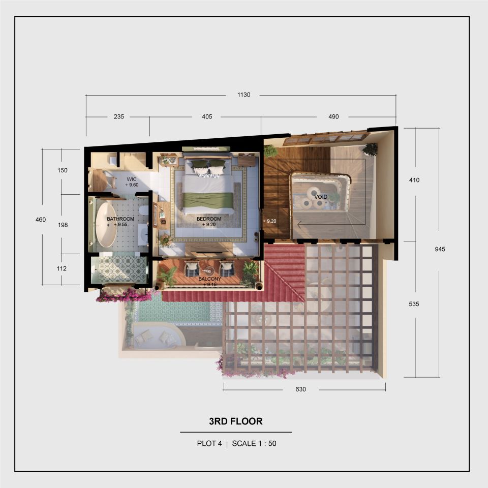 3 Bedroom 3rd Floor