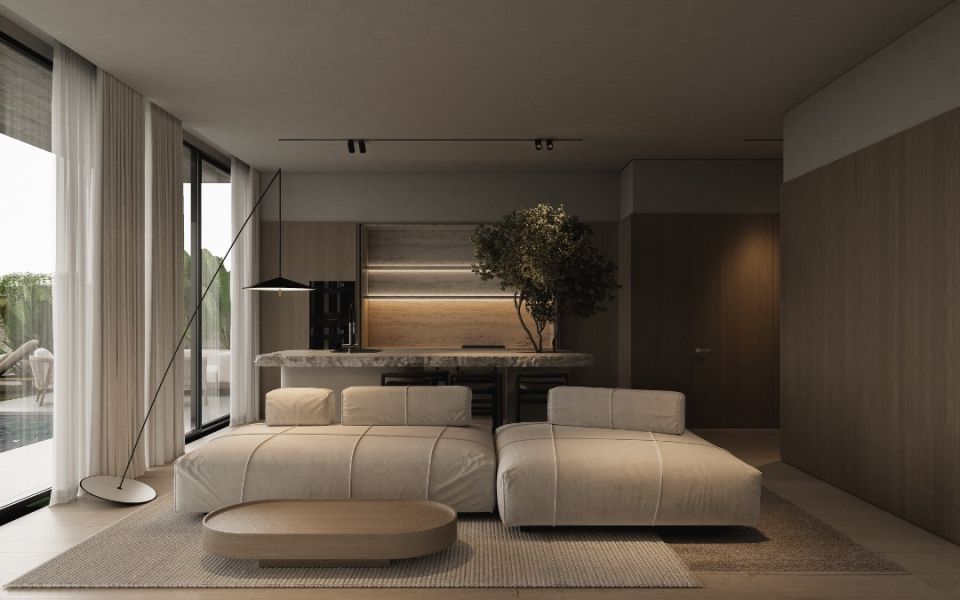 3 Bedroom Villa in Privé Pererenan — ADG PP 3BR T1 2