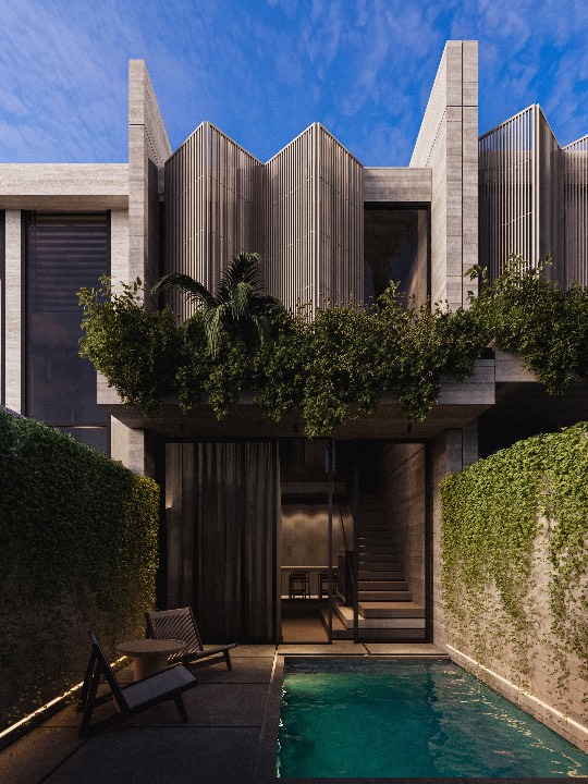 2606 Pererenan Prive Backyards 1BR T1